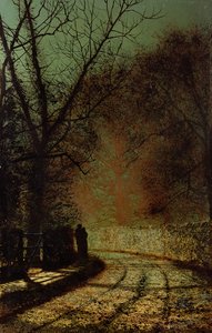 恋人 作： John Atkinson Grimshaw